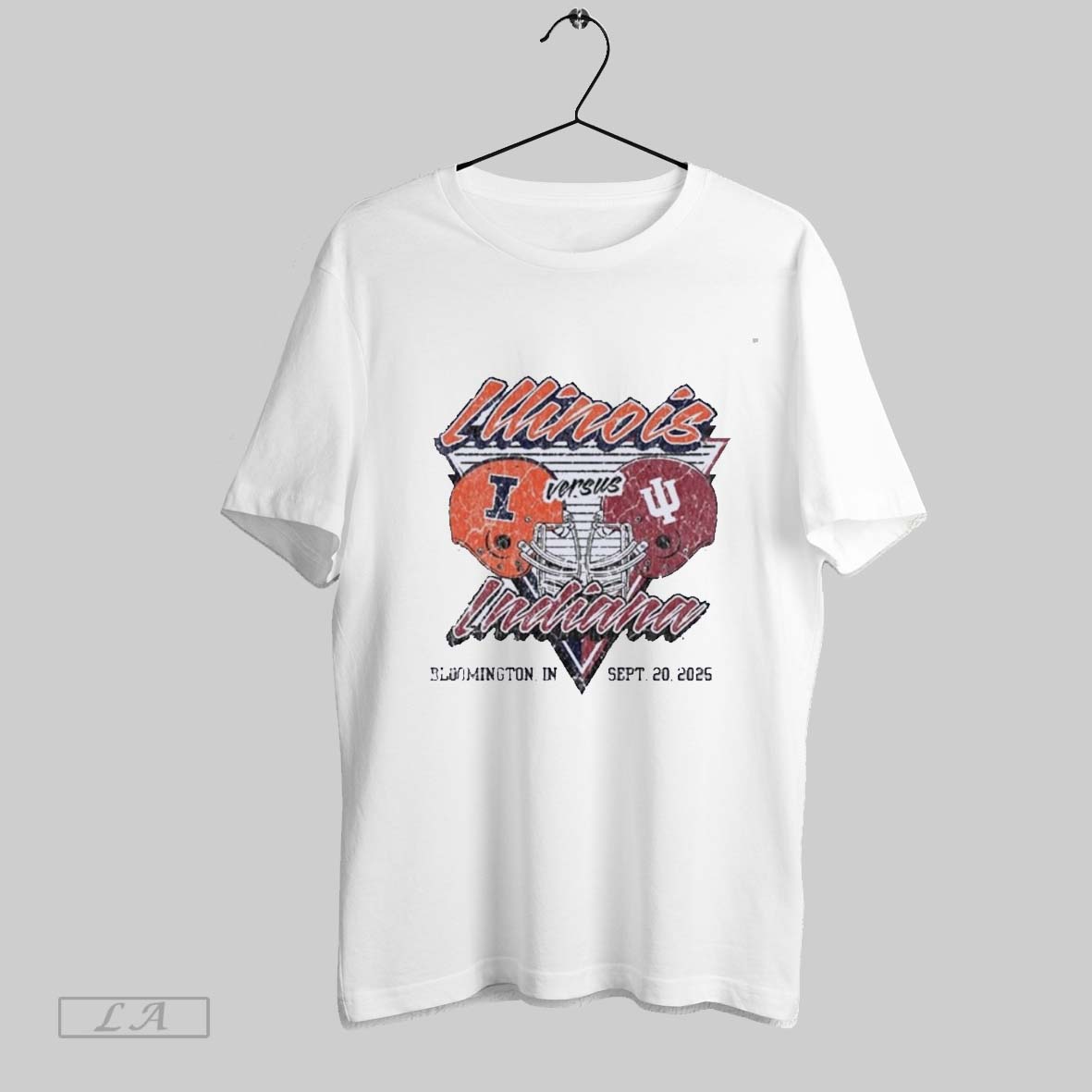 Original Gameday Showdown 2025 Indiana Vs Illinois Tee Classic