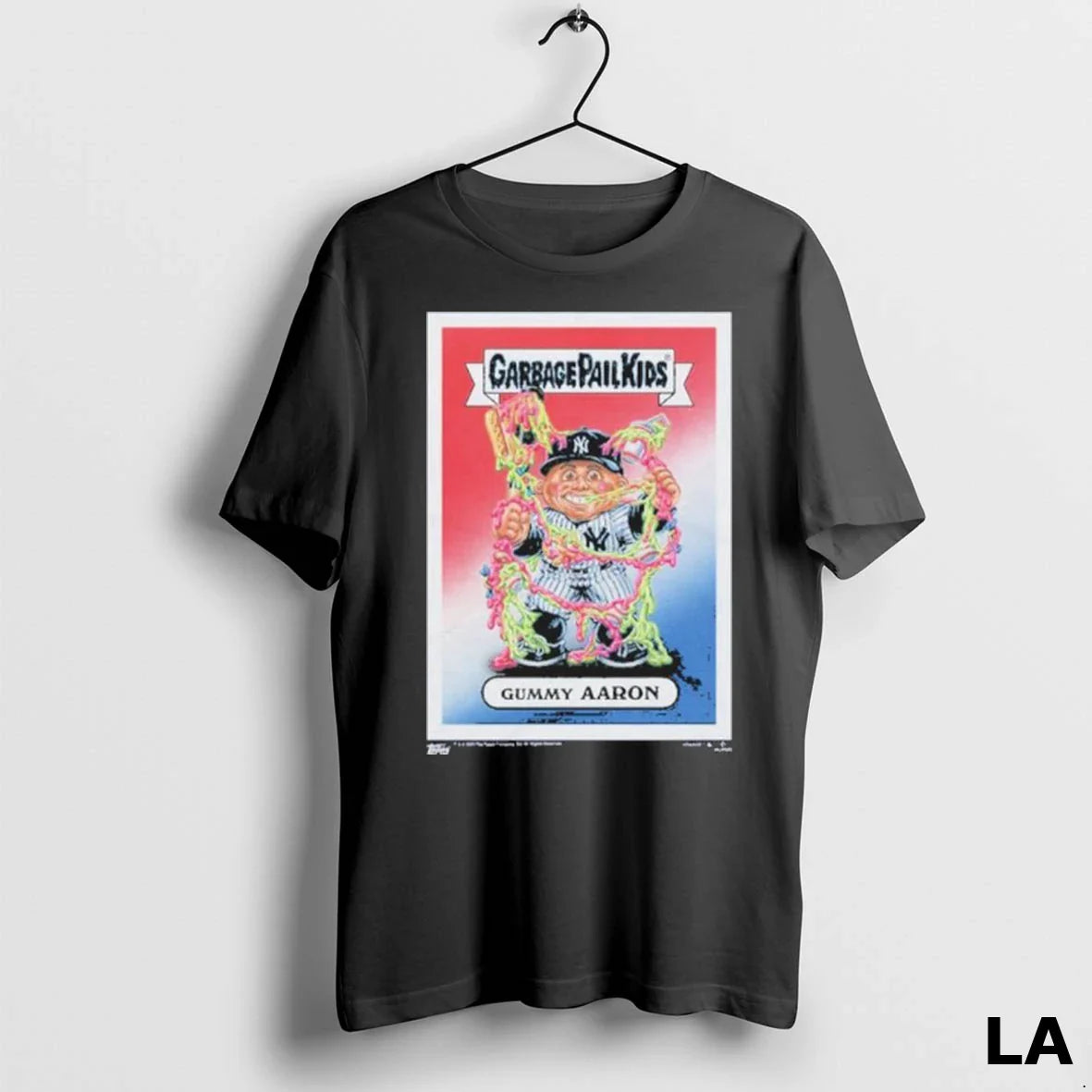 Original Garbage Pail X Yankees Gummy Aaron Tee Trendy Apparel