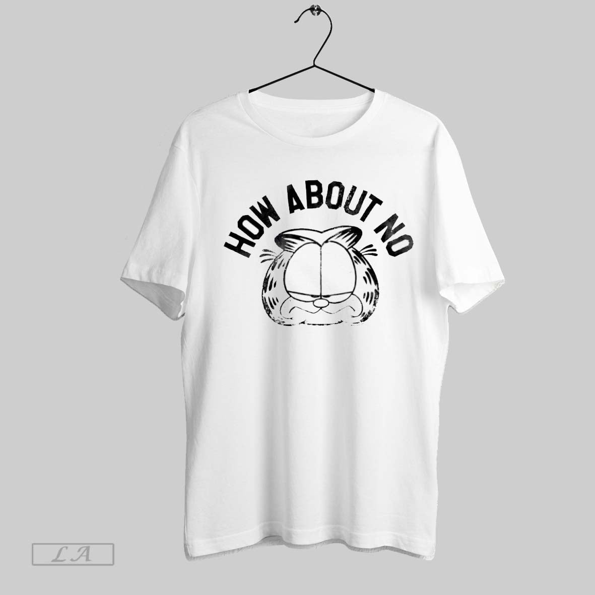 Original Garfieid How About No Long Sleeve Retro Look