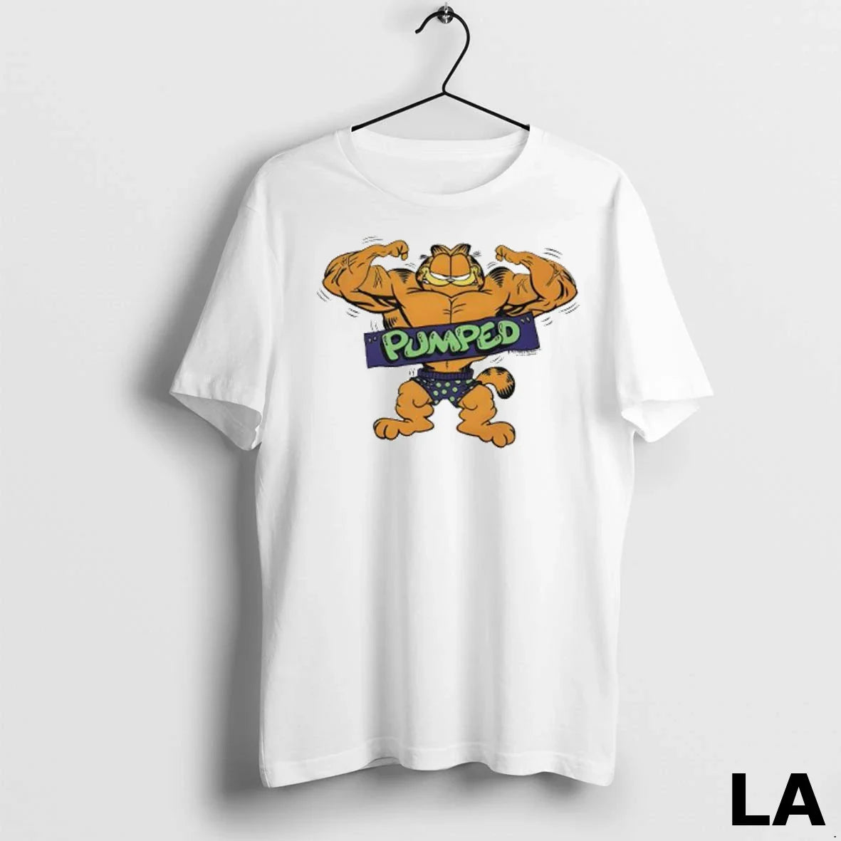 Original Garfieldoftheday Pumped Ladies Sweatshirt Retro Outfit