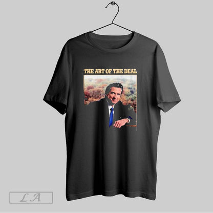 Original Gavin Newsom Art Deal Hoodie Retro Design