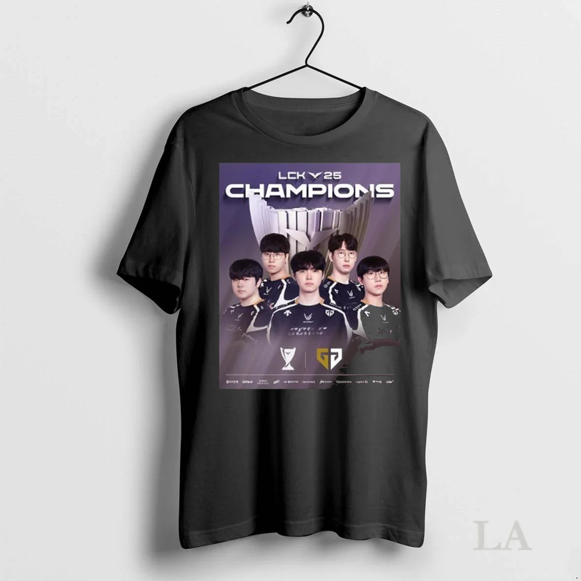 Original Geng Esports 2025 Lck Champions Tank Top Vintage Apparel