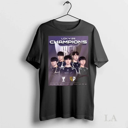 Original Geng Esports 2025 Lck Champions Tank Top Vintage Apparel