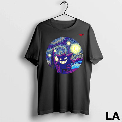 Original Gengar X Van Goghs Starry Night Starry Ghost Sweatshirt
