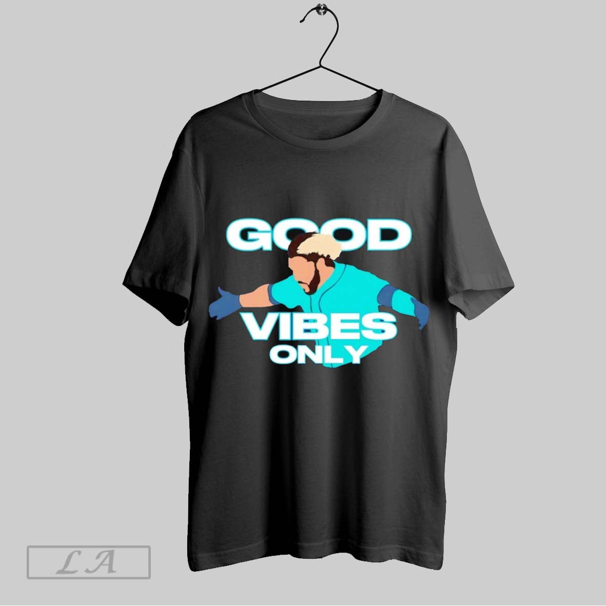 Original Geno Suarez Good Vibes Only Seattle Mariners TShirt Vintage