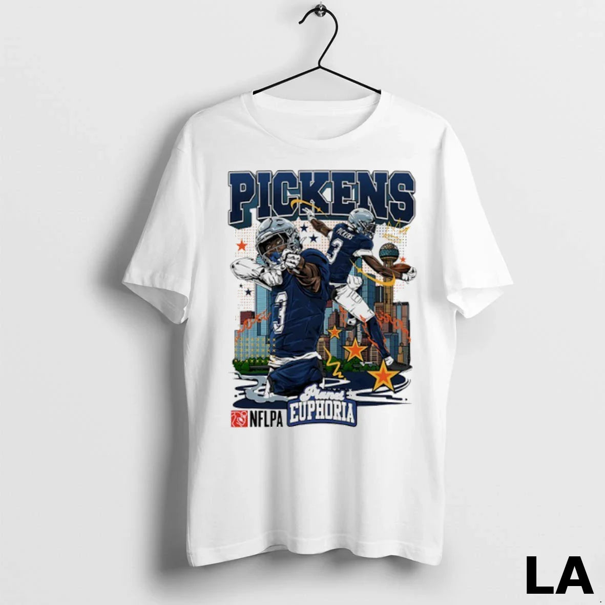 Original George Pickens Dallas Cowboys Player City Skyline Tank Top