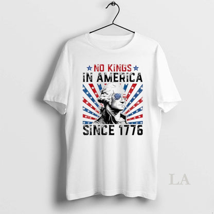 Original George Washington No Kings America Since 1776 TShirt Retro