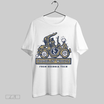 Original Georgia Tech Yellow Jackets Football Ramblin Wreck 2025 Tee