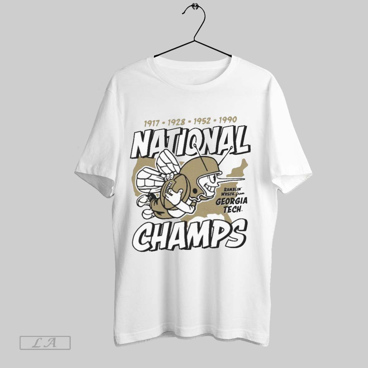 Original Georgia Tech Yellow Jackets Four Time National Champs Tank