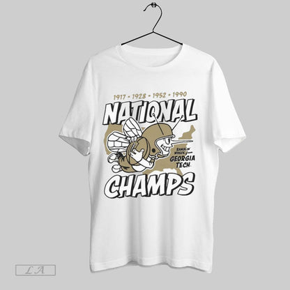 Original Georgia Tech Yellow Jackets Four Time National Champs Tank