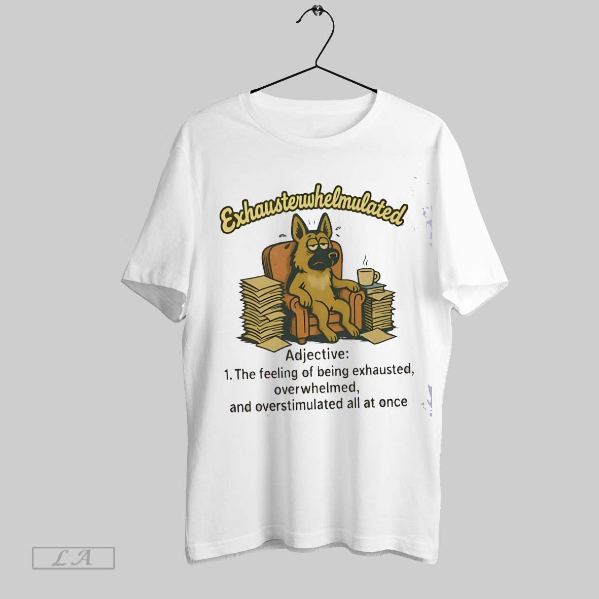 Original German Shepherd Exhausterwhelmulated Feeling Being Exhausted