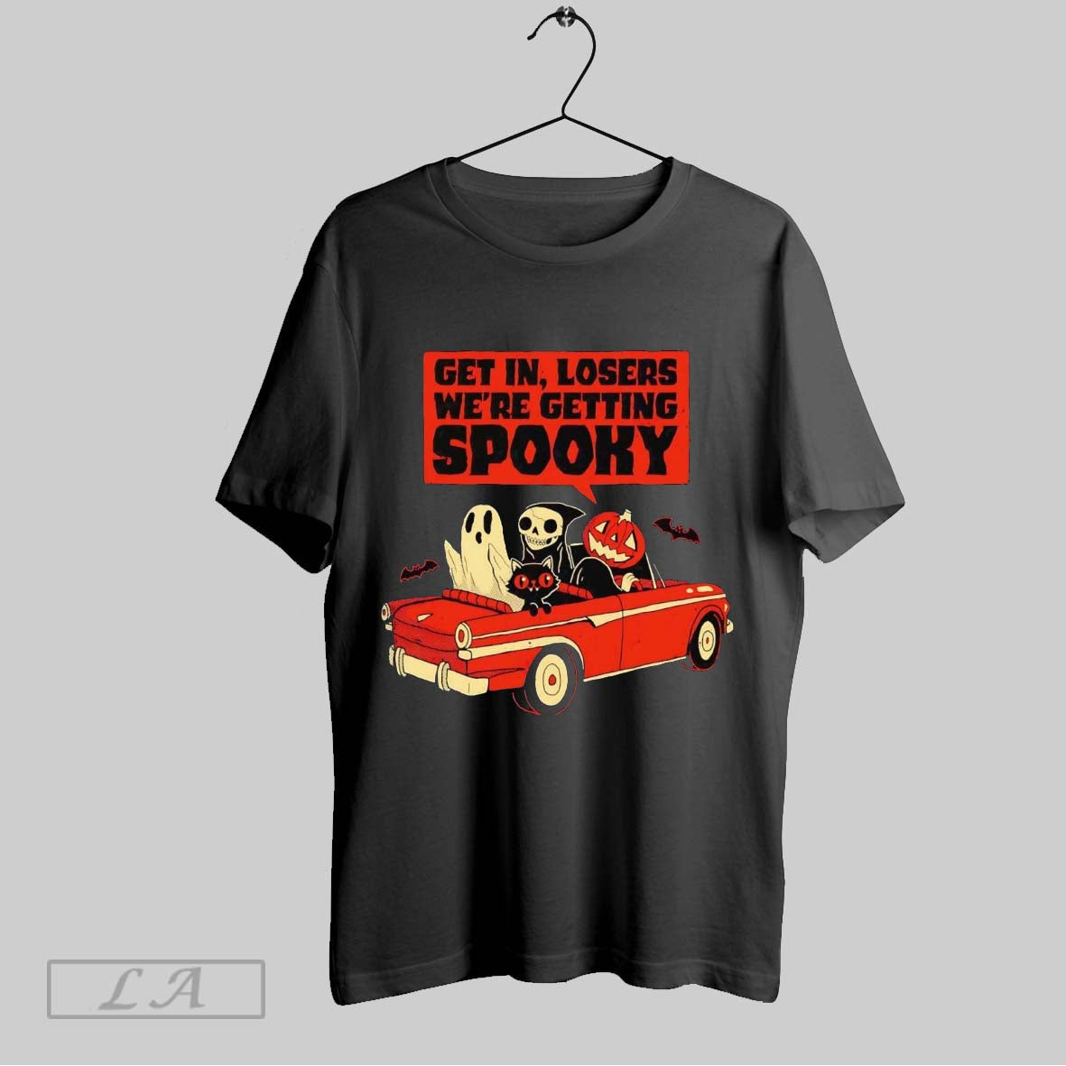 Original Get Losers Were Getting Spooky Car Halloween Sweatshirt