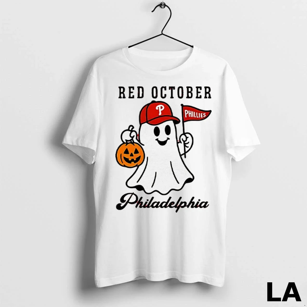 Original Ghost Red October Philadelphia Phillies Halloween Hoodie