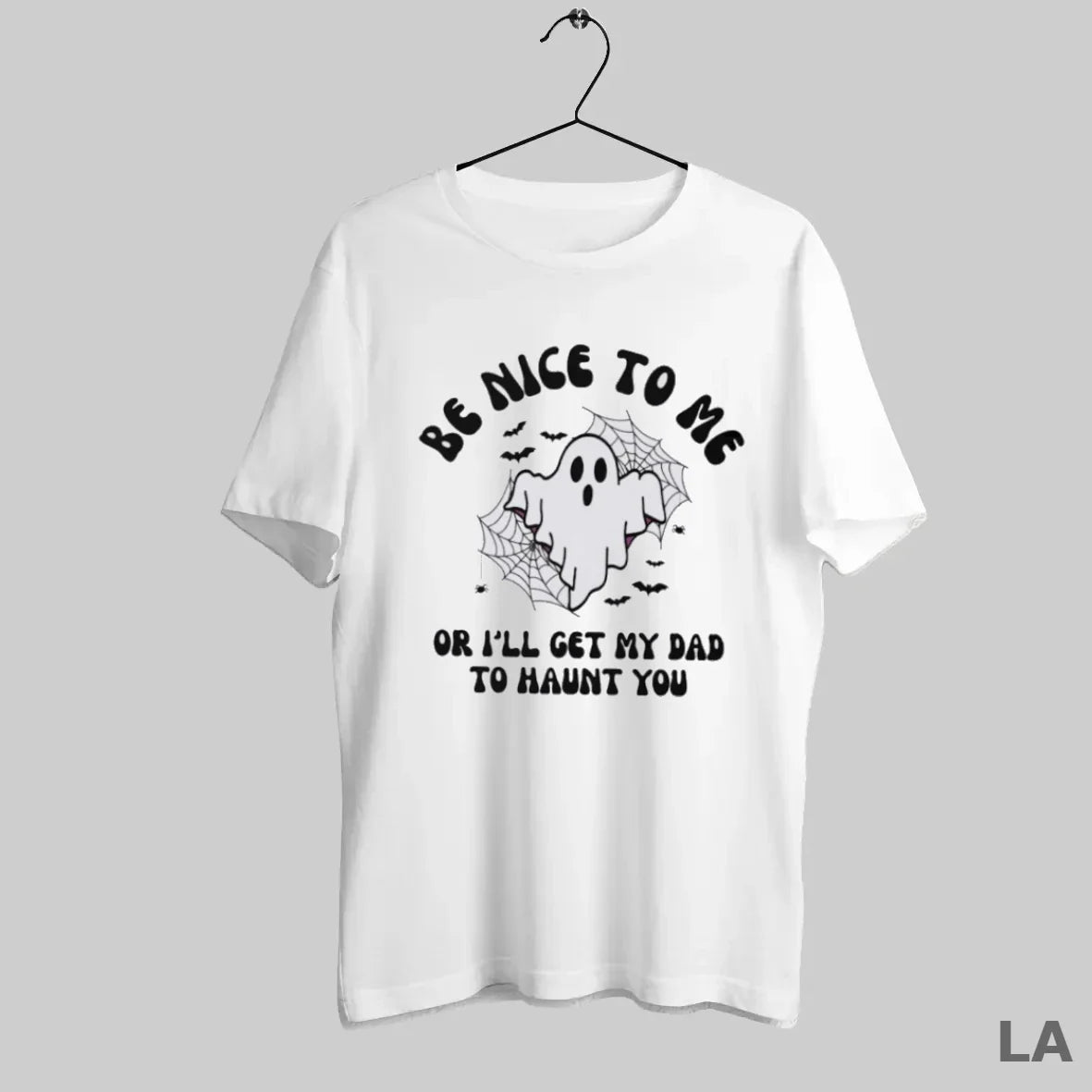 Original Ghost Be Nice To Me Or Ill Get My Dad To Haunt You Tank Top