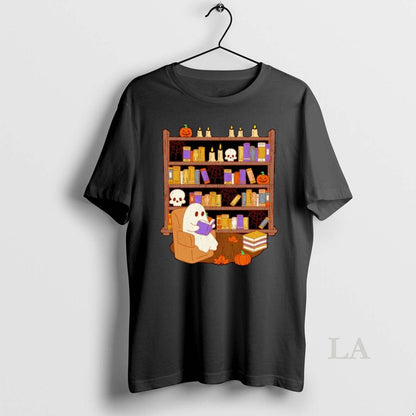 Original Ghost Library Love Books Ornaments TShirt Retro Merch