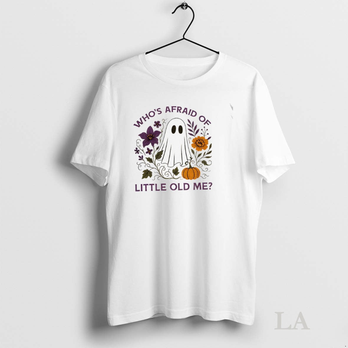 Original Ghost Whos Afraid Little Old Me Halloween Long Sleeve