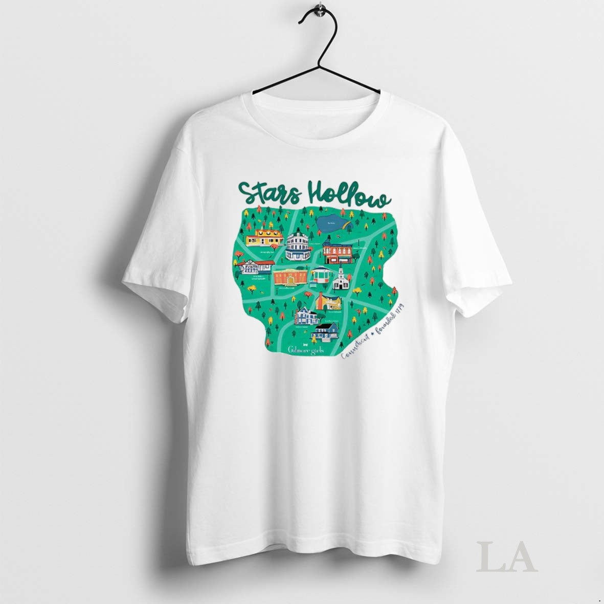 Original Gilmore Tv Series Stars Hollows TShirt Retro Apparel