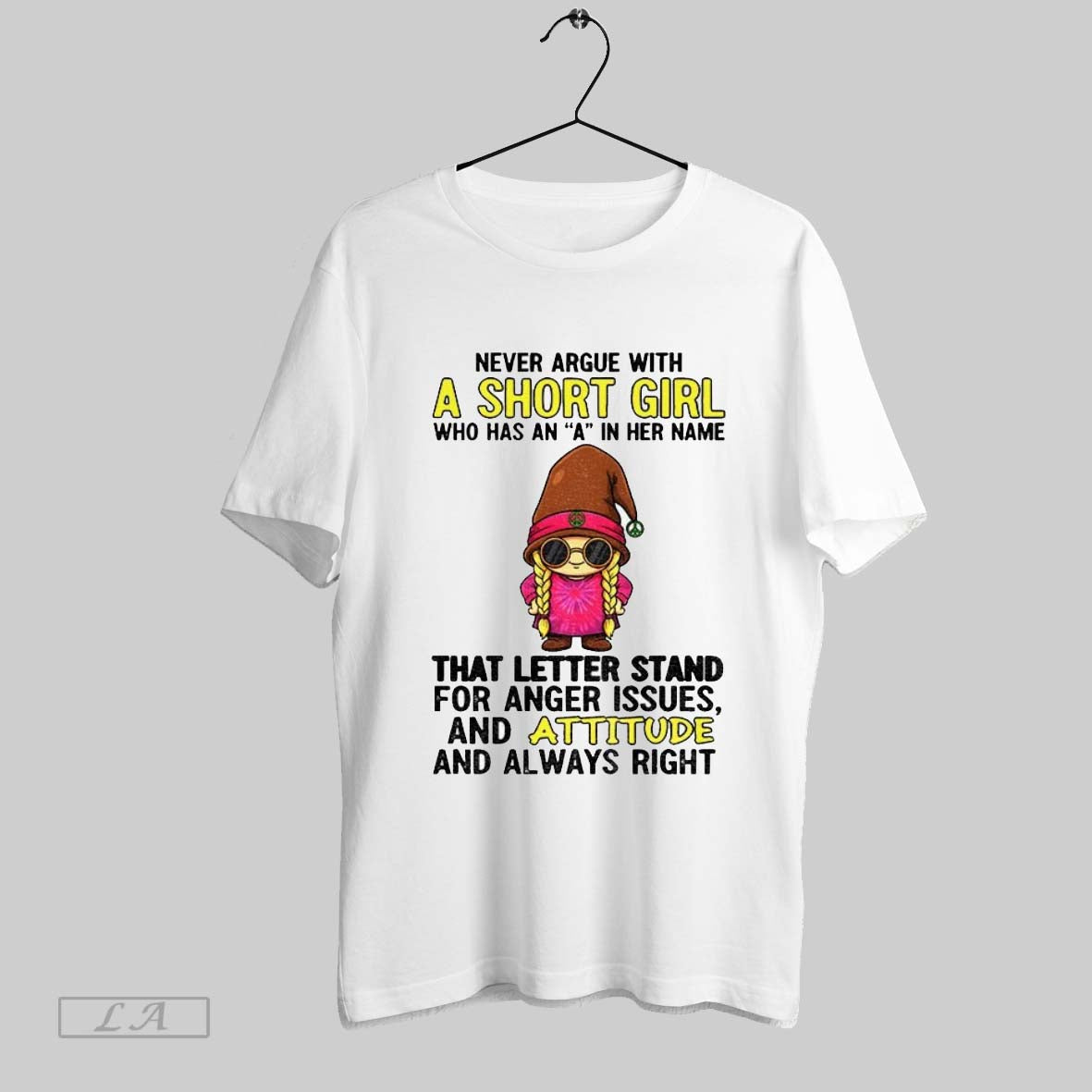 Original Gnome Never Argue Short Who Has Her Name Tank Top Stylish