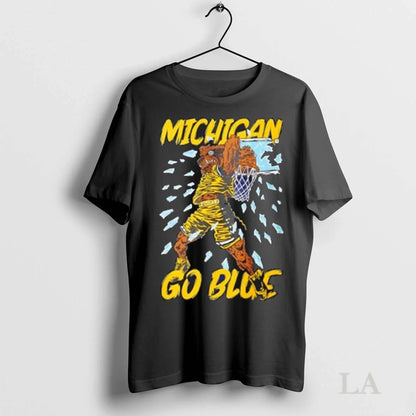 Original Go Blue Michigan Wolverines Monster Dunk Halloween