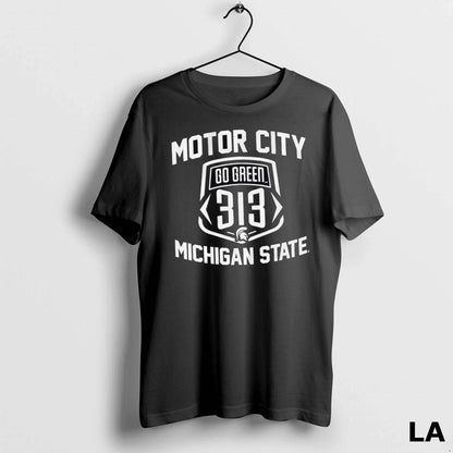 Original Go Green 313 Michigan State Football TShirt Unique Fashion