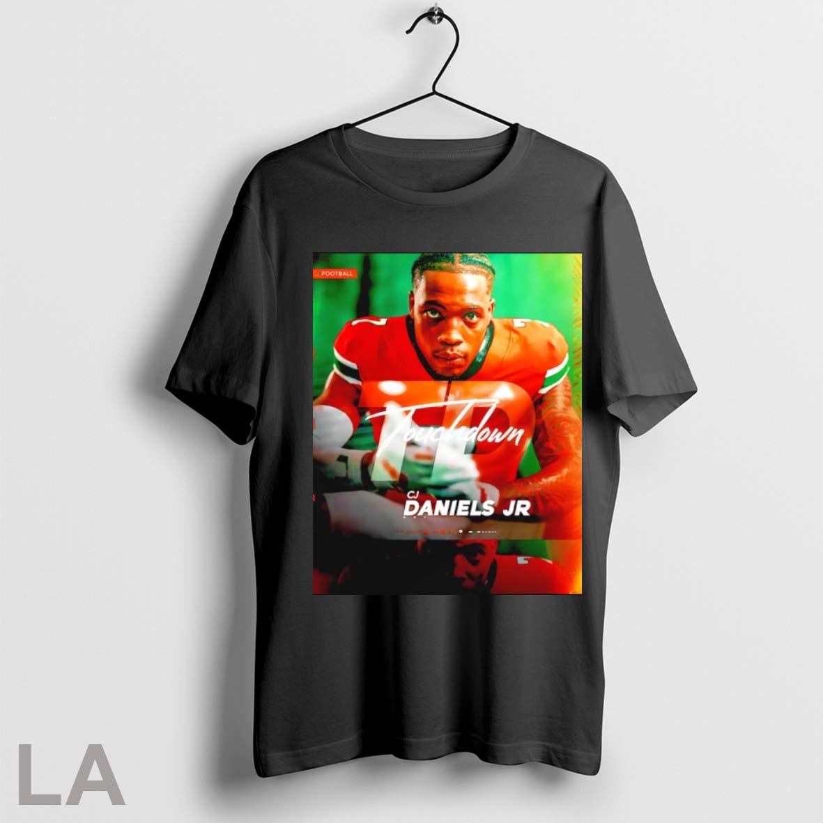 Original Go Crazy Cj Daniels Jr Miami Hurricanes Touchdown Tank Top