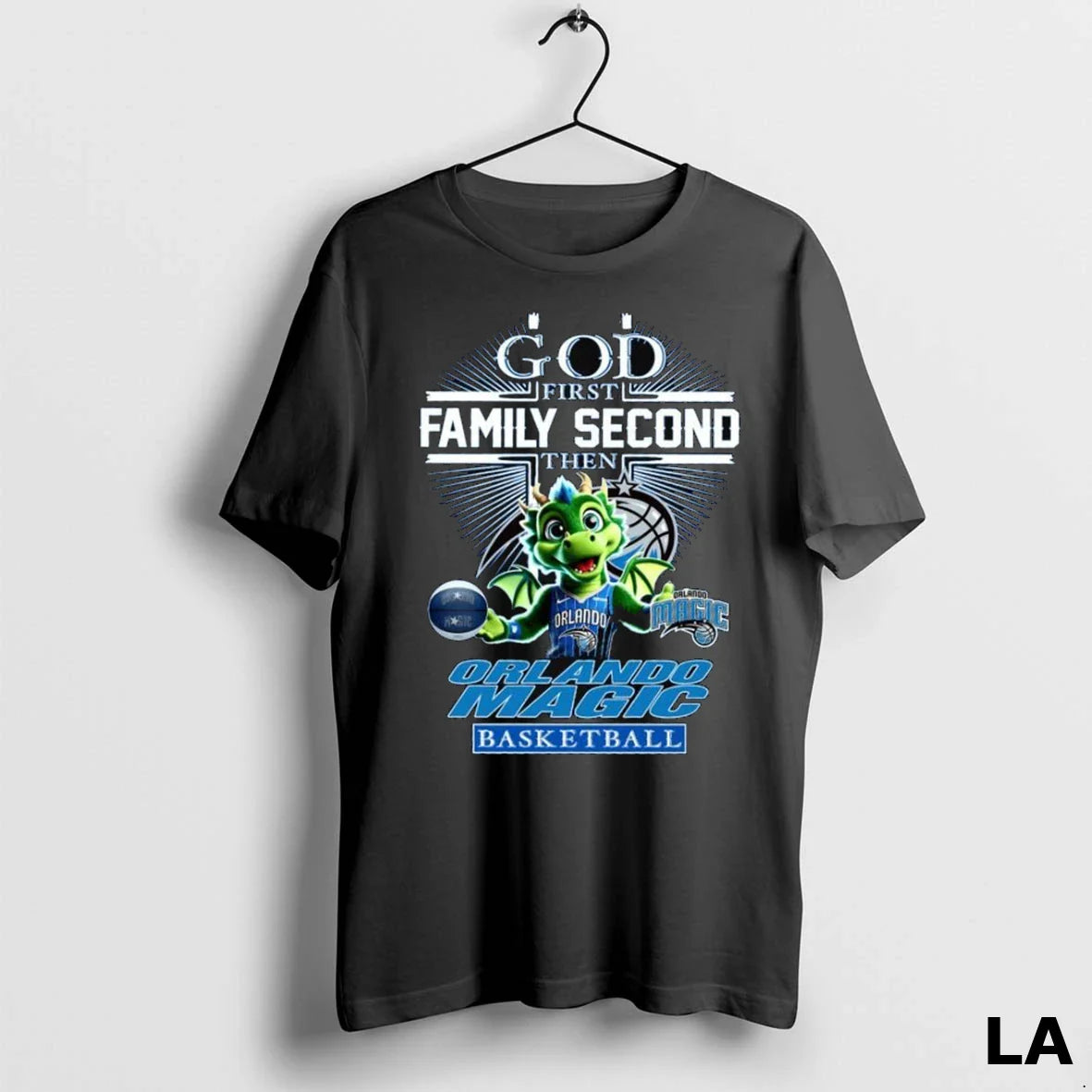 Original God First Family Second Then Orlando Magic Basketball Mascot