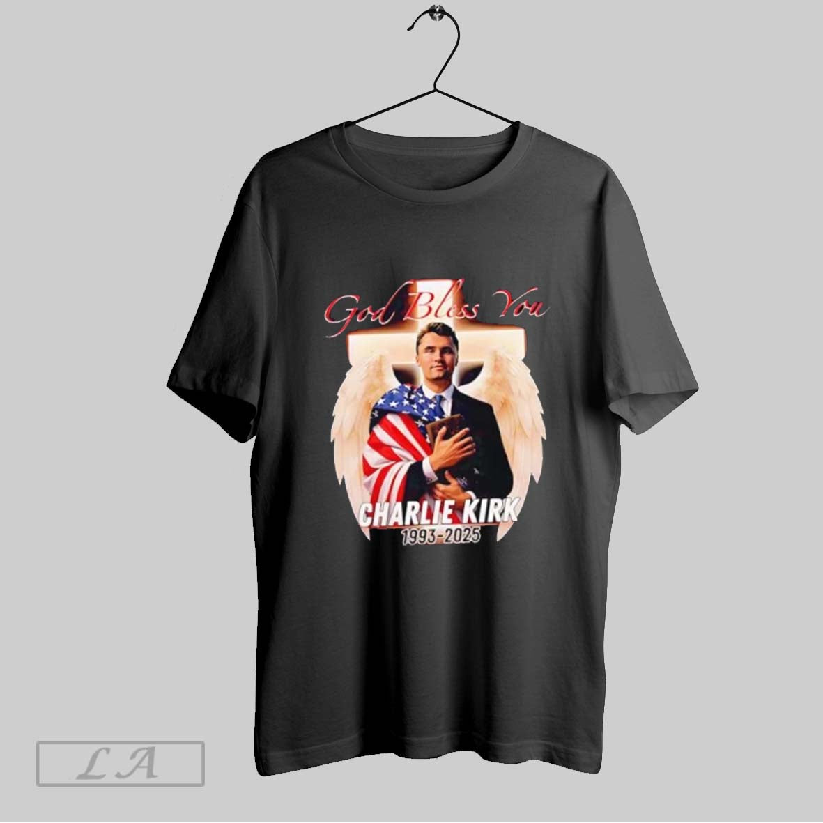 Original God Bless You Charlie Kirk 1993 2025 Tee Classic Apparel