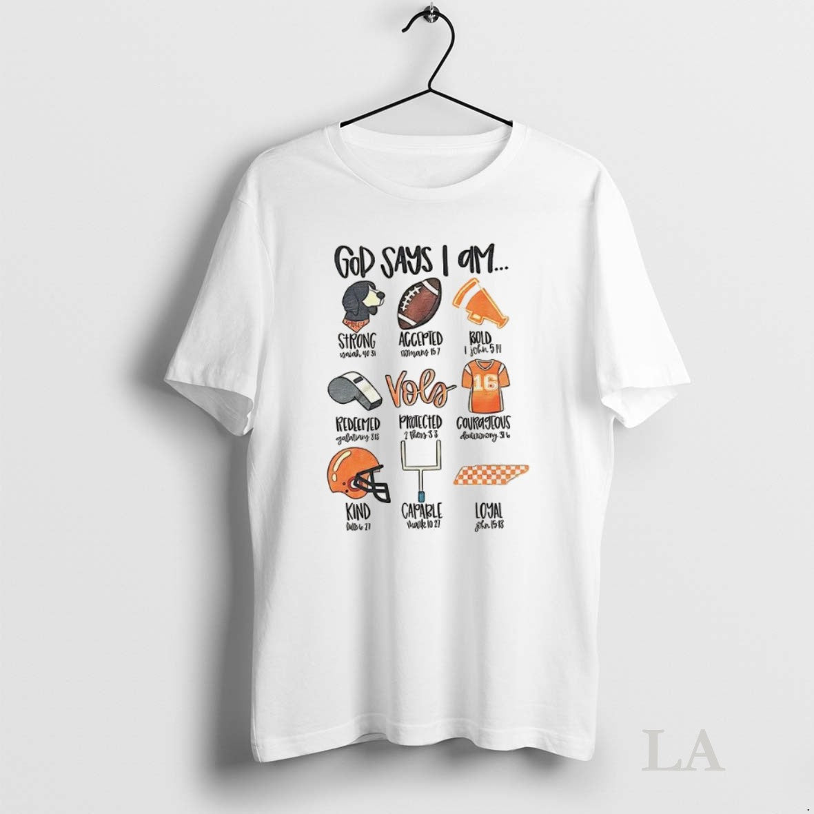 Original God Says I Am Tennessee Volunteers Football Fans Sweatshirt