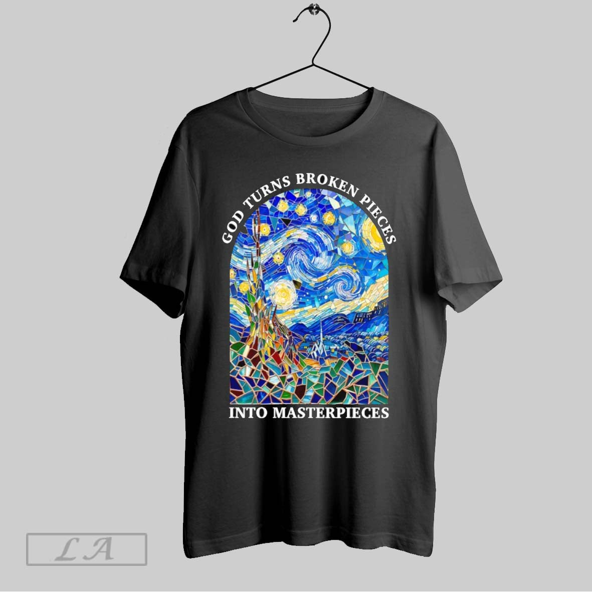Original God Turns Broken Pieces Into Masterpieces Starry Night X