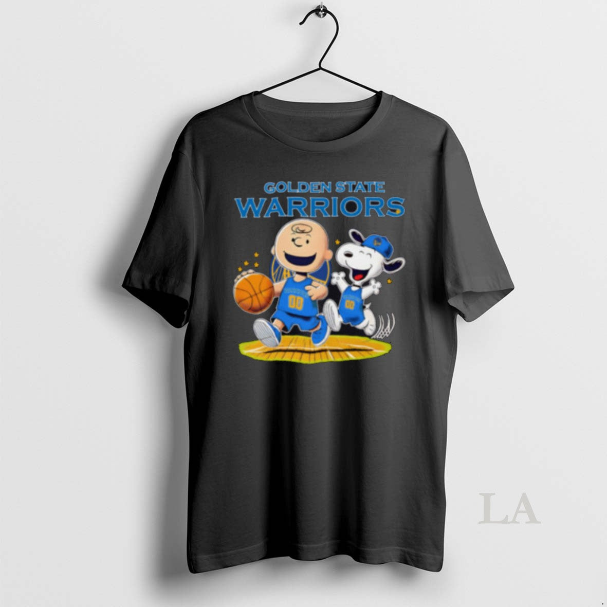 Original Golden State Warriors X Charlie Brown And Snoopy Playing