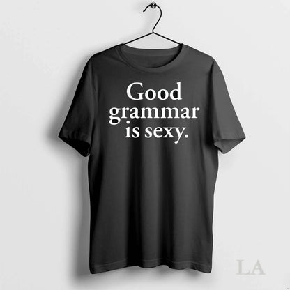Original Good Grammar Is Sexy Hoodie Retro Collection