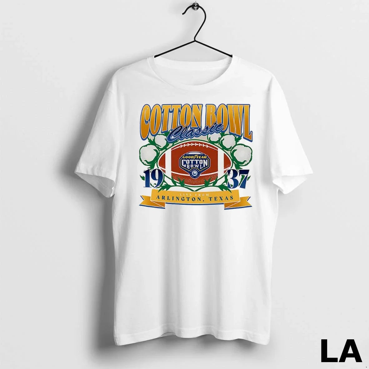 Original Goodyear Cotton Bowl Live From Arlington Texas 1937 Hoodie