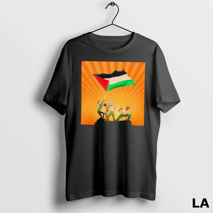 Original Gorillaz X Together Palestine Tee Designer Outfit