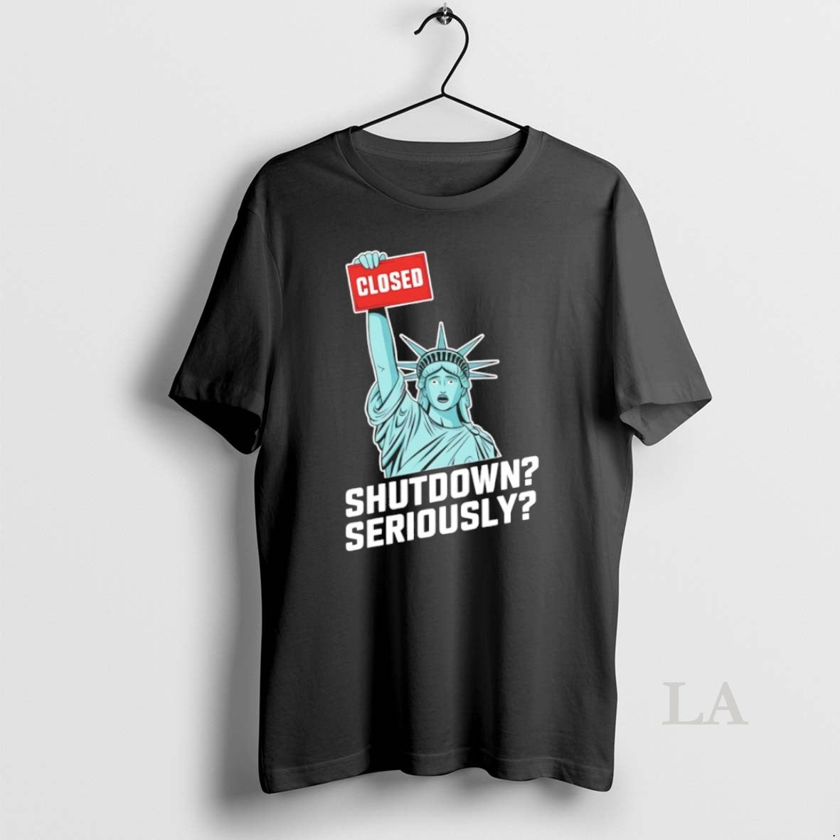 Original Government Shutdown Close Shutdown Seriously Statue Liberty