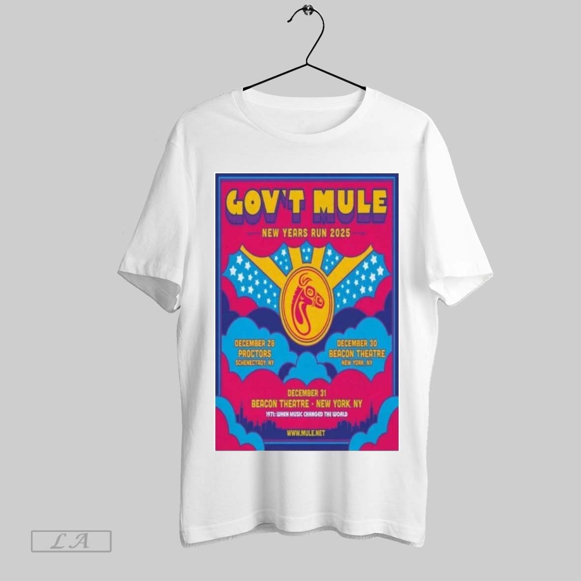 Original Govt Mule Dec 28 30 31 2025 New York Long Sleeve Exclusive
