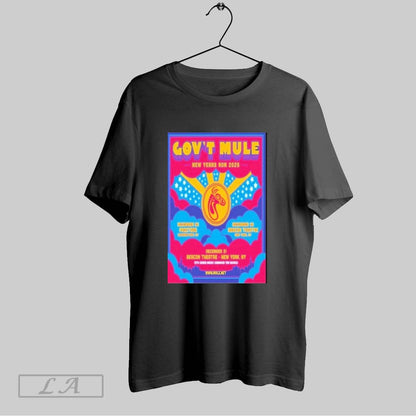 Original Govt Mule New Years Rin Dec 28 30 31 2025 New York Tee