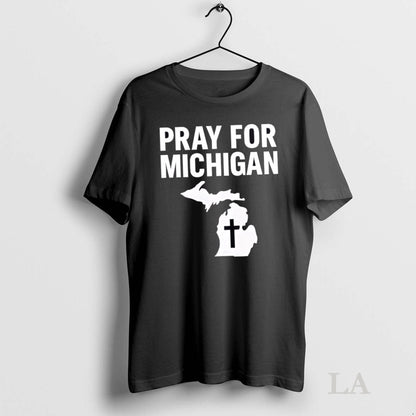 Original Grand Blanc Michigan Shooting Prayer Tee Vintage Fashion