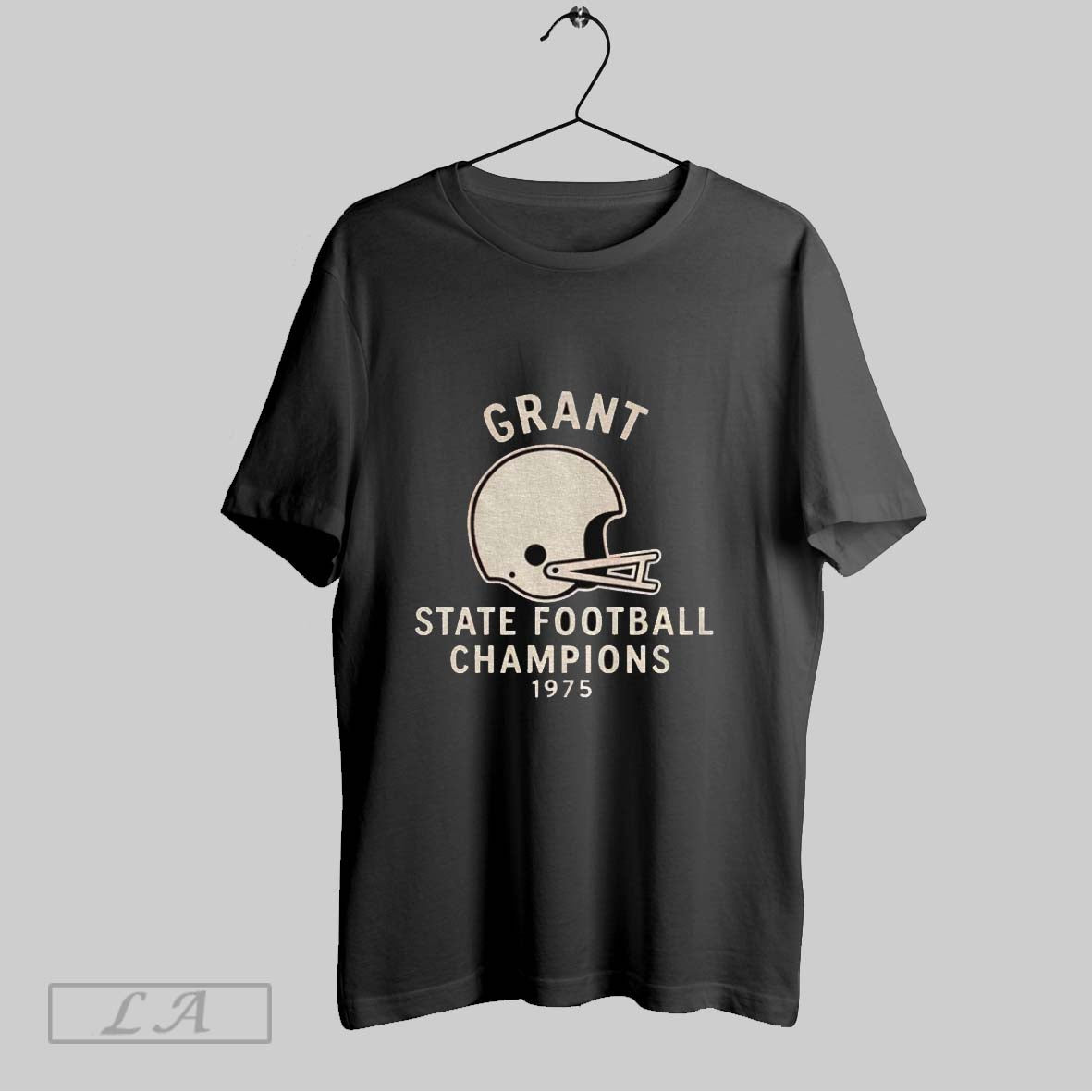 Original Grant State Football Champions Helmet Est 1975 TShirt Unique