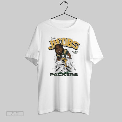 Original Green Bay Josh Jacobs Breakthrough Caricature Hoodie Vintage