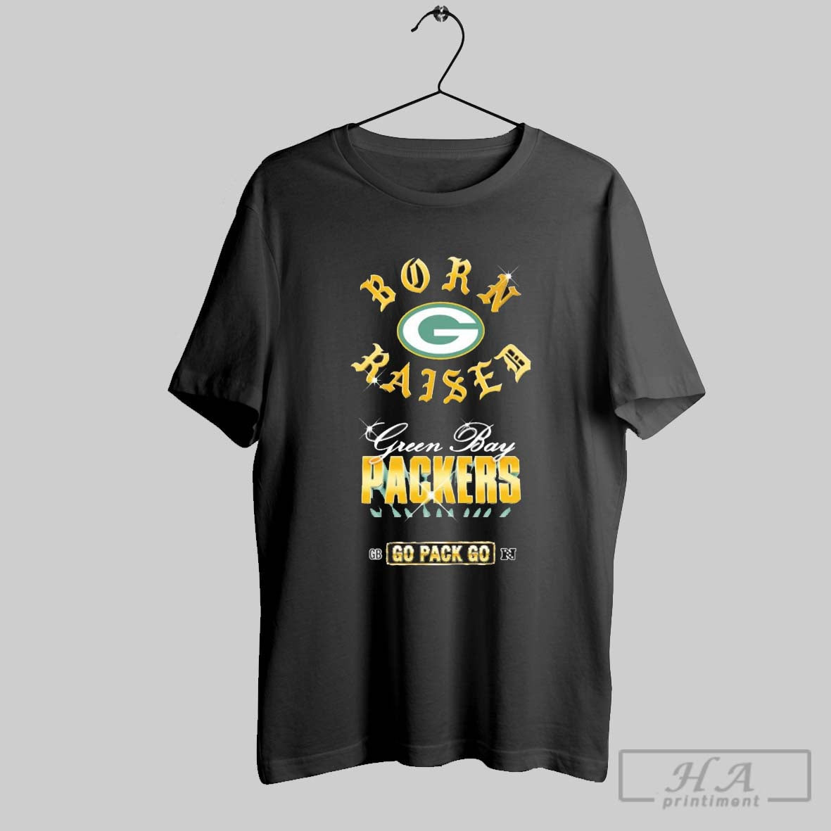 Original Green Bay Packers Born X Raised Chrome Rocker Tee Exclusive