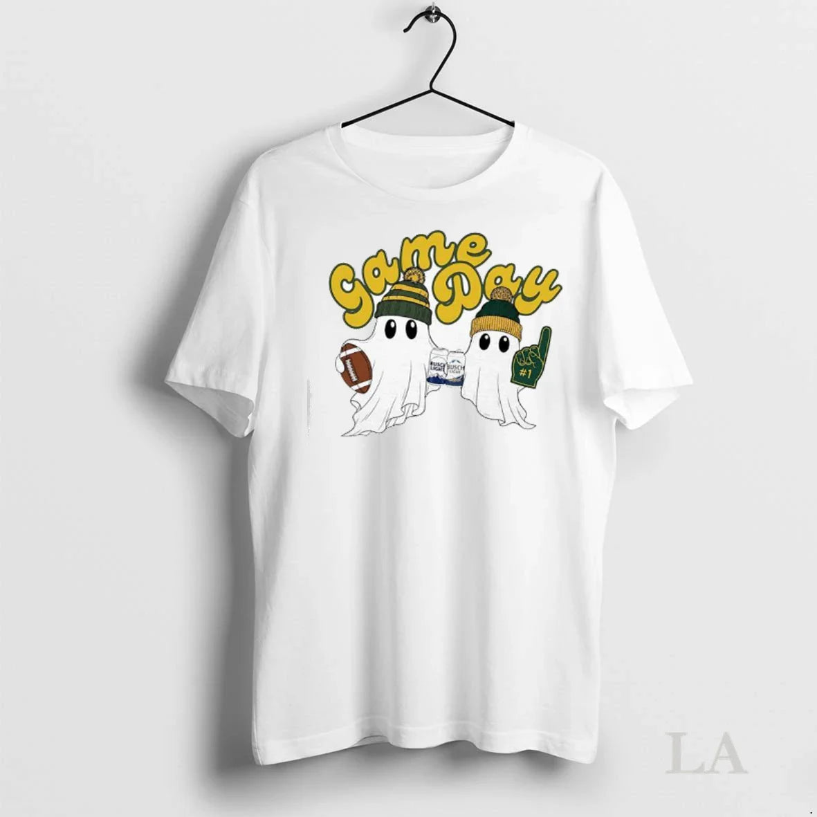 Original Green Bay Packers Game Day Ghosties Busch Light Beer
