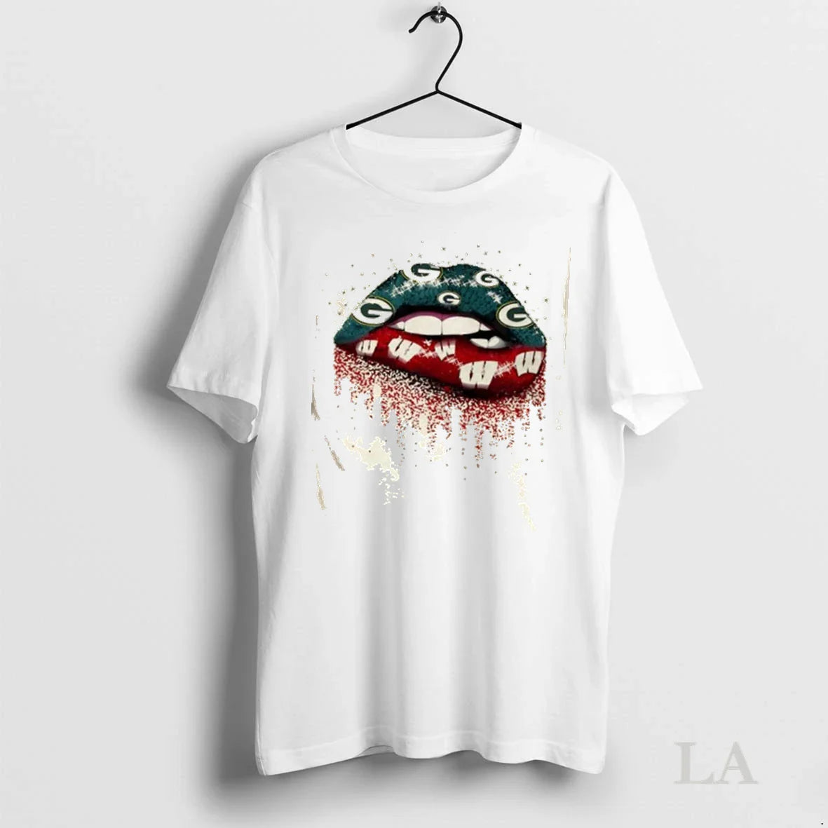 Original Green Bay Packers X Wisconsin Badgers Lips Tank Top Modern