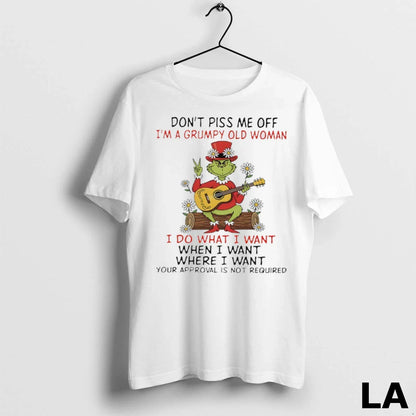Original Grinch Dont Piss Me Off Im Grumpy Old Tank Top Exclusive