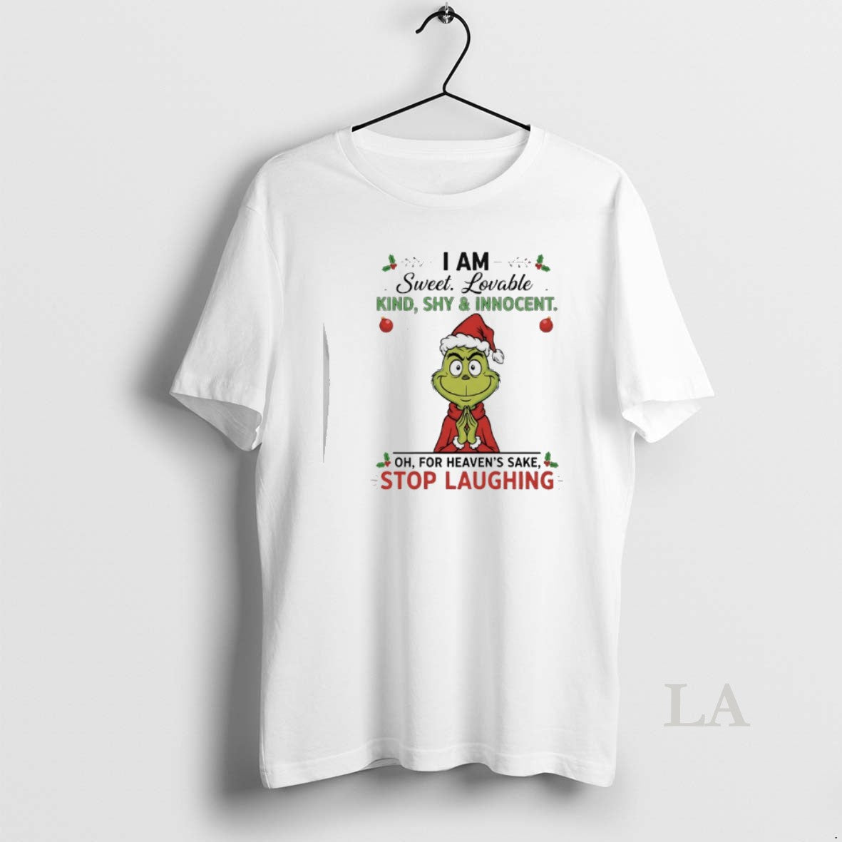 Original Grinch Santa 2025 I Am Sweet Lovable Kind Shy And Innocent