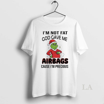 Original Grinch Santa Im Not Fat God Gave Me Airbags Cause Im