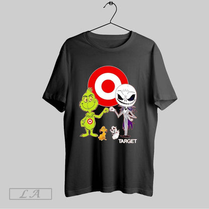 Original Grinch And Jack Skellington Fist Bump Target Halloween Tank