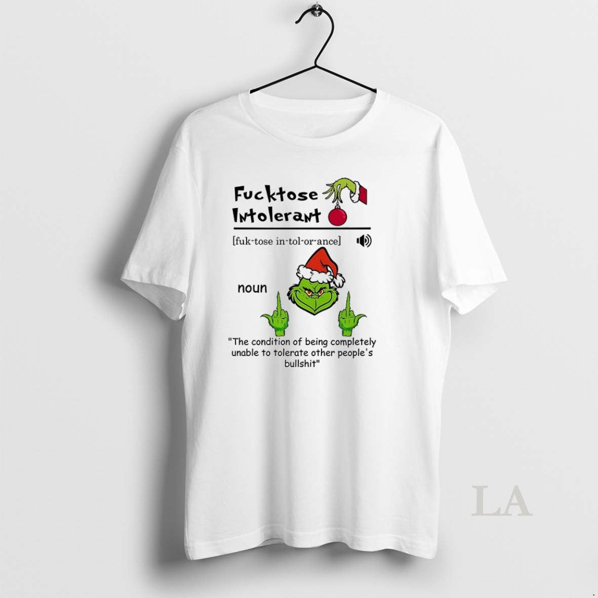 Original Grinch Fucktose Intoleran Noun Condition Being Completely