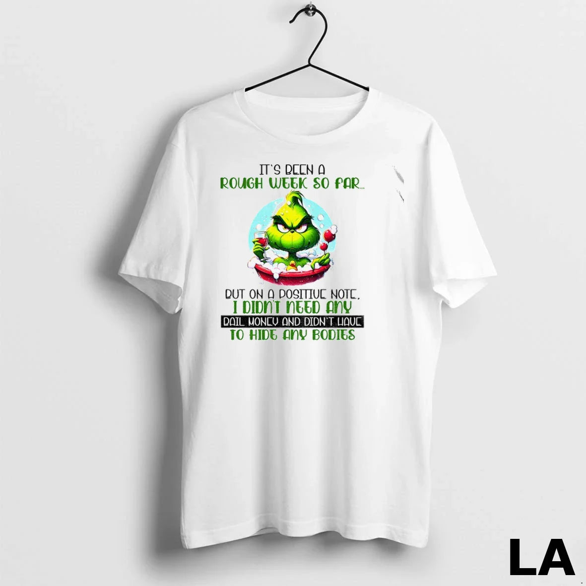Original Grinch Its Been Rough Week So Far But Positive Note Shirt