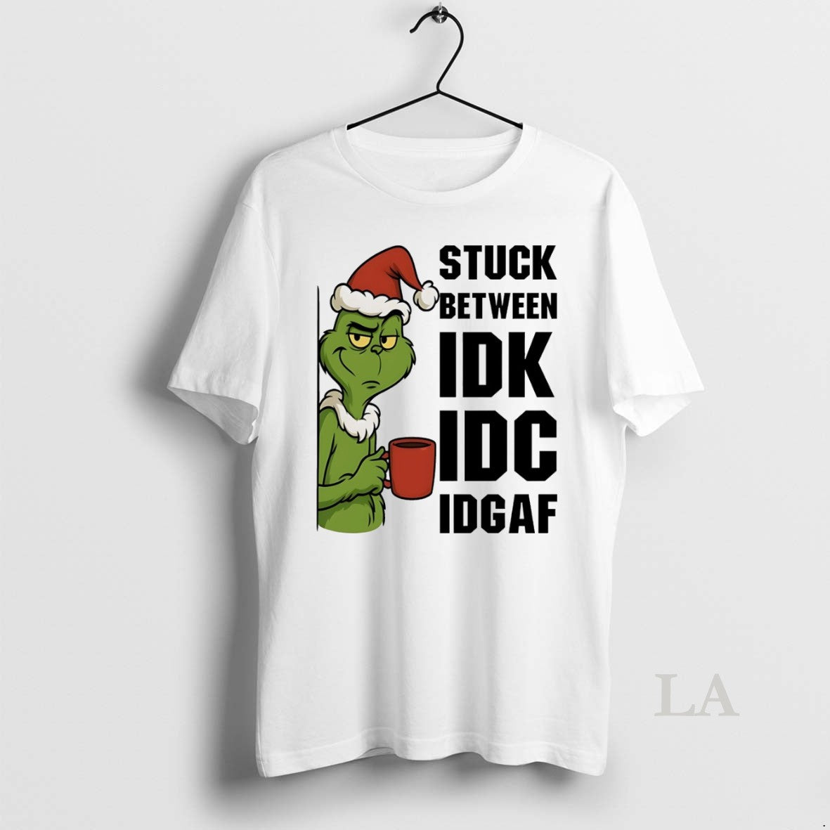 Original Grinch Stuck Between White Hoodie Designer Style