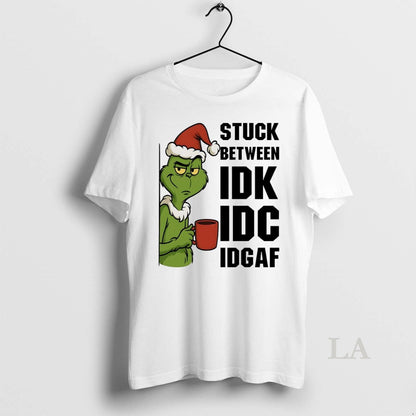 Original Grinch Stuck Between White Hoodie Designer Style